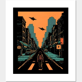 Lost in City Pixel Art Posters and Art